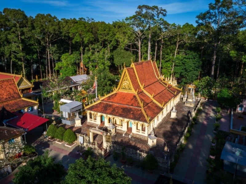 Ang Pagoda in Tra Vinh Region, Vinh Long Province